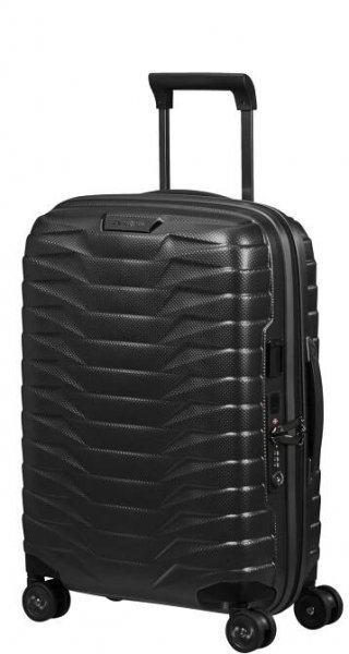 DOMIbags - SAMSONITE Kufr Proxis Spinner Expander USB 55/20 Cabin Matt Graphite