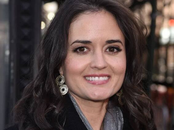 Danica McKellar, seen at BUILD Series to promote her book TEN MAGIC BUTTERFLIES out and about for Celebrity Candids - TUE, , New York, NY February 13, 2018.