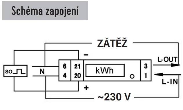 Elektroměr DDS-1Y-18L 45A, 1mod., LCD, 1-fáz., 1-tar., podružný
