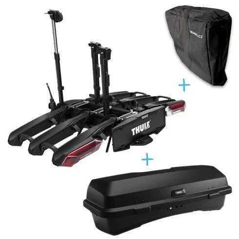 Thule Epos 3 979 + box Thule Santu + taška OBCHODTH