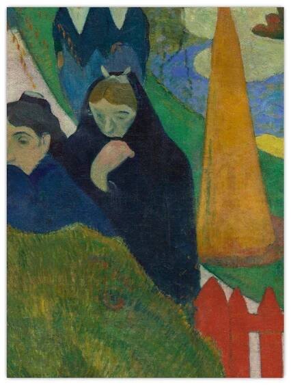 Obraz - Paul Gauguin, Arlésiennes (Mistral), reprodukce (V025320V3040)