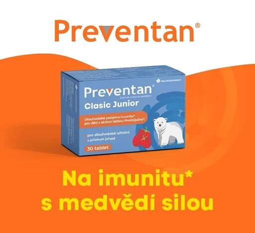 Preventan Clasic Junior. Na imunitu s medvědí silou.