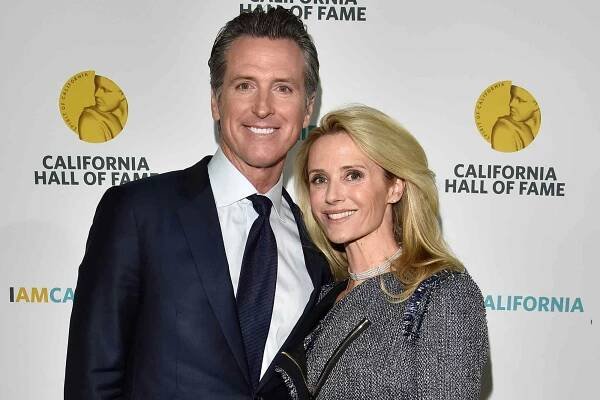 Gavin Newsom and Jennifer Siebel Newsom attend the 12th Annual California Hall of Fame Ceremony on December 4, 2018 in Sacramento, California. 