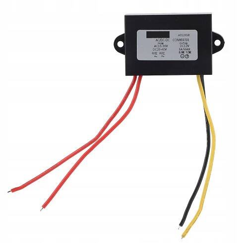 MĚNIČ NAPĚTÍ AC 24V - DC 12V 3A 36W NAPÁJECÍ MODUL PŘEVODNÍK REGULÁTOR