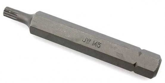 Jonnesway Bity XZN (Spline), různé velikosti, úchyt 10 mm, délka 75 mm - Varianta: Velikost: M12