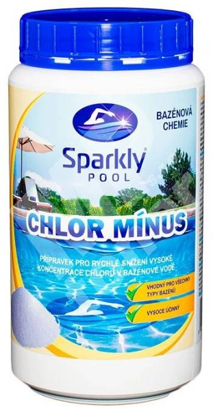 Chlor mínus Sparkly POOL, chlor stop, 1 kg 4