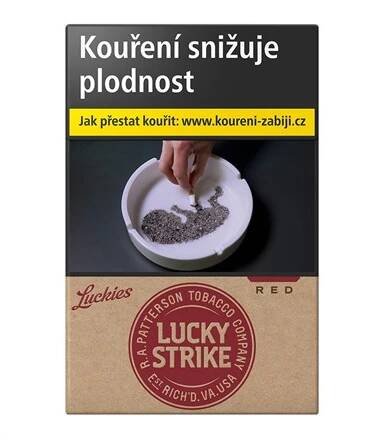 LUCKY STRIKE At Red bal. 10 krab. 20 ks kolek R KC 164 Kč VO cena - Cigarety, Tabák, Nápoje, tabák