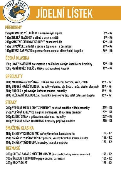 Stálé MENU | 