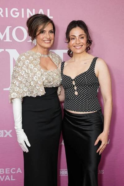 Mariska Hargitay and Juliana Aidén Martinez at the "My Mom Jayne: A Film By Mariska Hargitay" premiere during the 2025 Tribeca Festival on June 13 in New York. | Source: Getty Images
