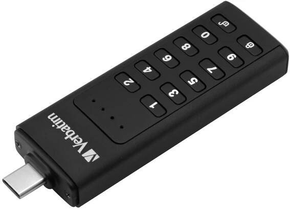 VERBATIM Flash disk Keypad Secure Drive/ 32GB/ USB-C (49430)