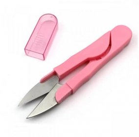 Nůžky cvakačky s krytkou růžové - Korálkárna Rooya