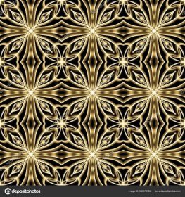 Seamless Luxurious Surface Pattern Golden Color Use Fashion Design Clothing — Stock Fotografie © NewageDesigns #566578788