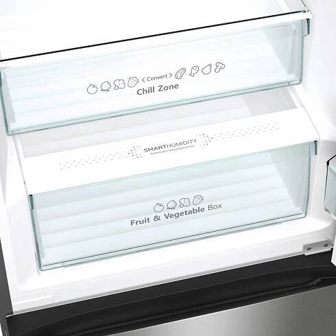 Hisense Kühl-/Gefrierkombination RM469N4ACD Silbergrau Kühl-Gefrierkombi RM469N4ACD - Silbergrau - Hisense