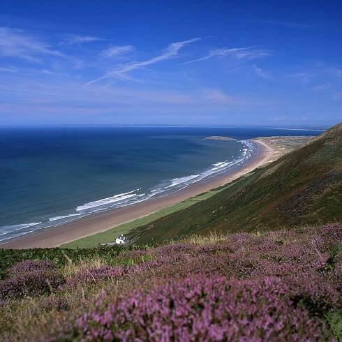Image of Rhossili Bay Swansea County Wales UK