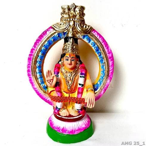 Handcrafted Golu Dolls - Lord Aiyappan