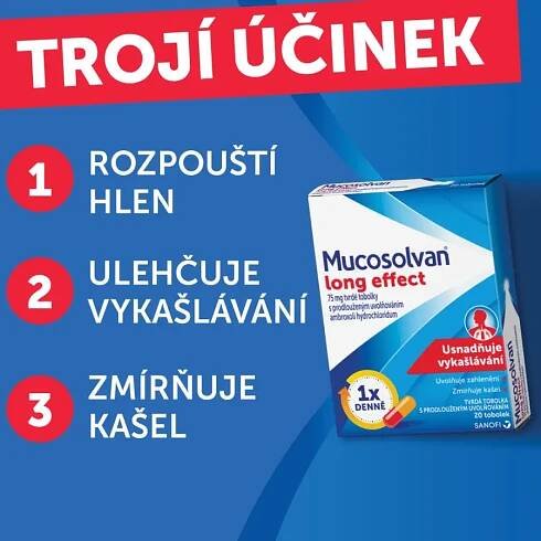 Mucosolvan Long Effect 75mg 20 ks | Alphega.cz