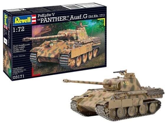 REVELL 63171 Model Set 1/72 Panther Ausf. G
