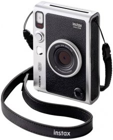 Fujifilm Instax Mini EVO instantní fotoaparát    černá  Bluetooth, integrovaný akumulátor, s vestavěným bleskem