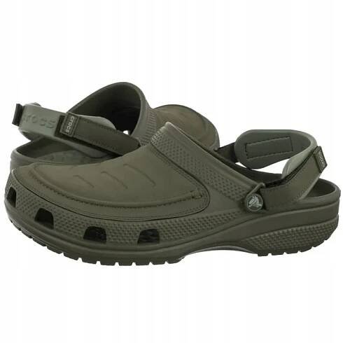 Pánské Nazouváky s kapucí Crocs Yukon Vista II Clog Army Green 207689 Zelené