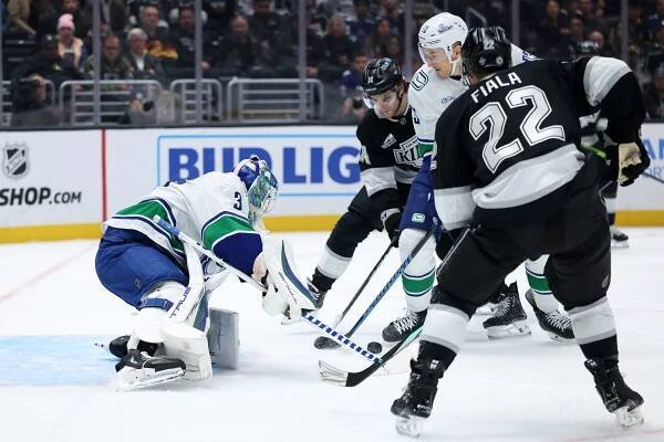 NHL: Vancouver Canucks at Los Angeles Kings