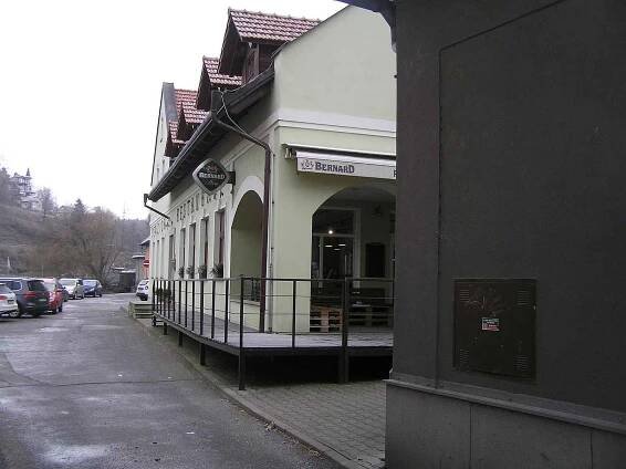 Restaurace a penzion U řeky kde herci bydleli