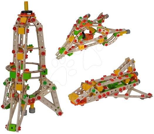 Dřevěná stavebnice Vesmír Rocket Constructor Tool Box Eichhorn