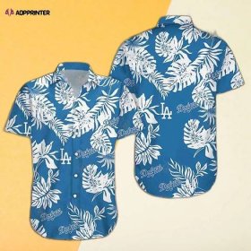 Dodger Los Angeles Dodgers Tropical Flower Hawaiian Shirt