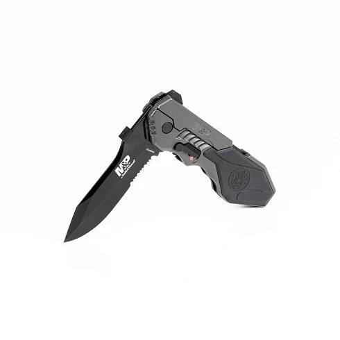 Nůž S&W MILITARY & POLICE, Al rukojeť, zubaté ostří Smith & Wesson® SWMP4LS L-11