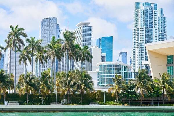 Miami, Florida skyline.