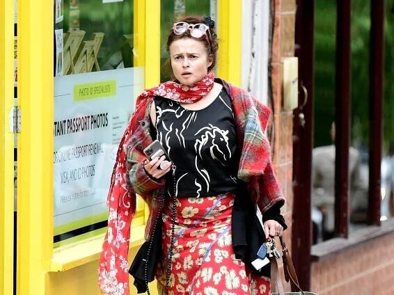 Helena Bonham Carter’s Kooky Outfit Is Pure Art