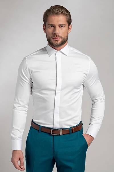 Pánská košile BANDI, model REGULAR LARADUX Bianco