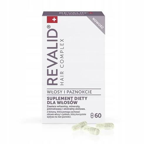 Revalid Hair Complex doplněk stravy pro vlasy 33,5 g (60 kusů) Kód výrobce 3750341