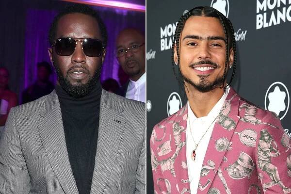 Diddy and Quincy Brown