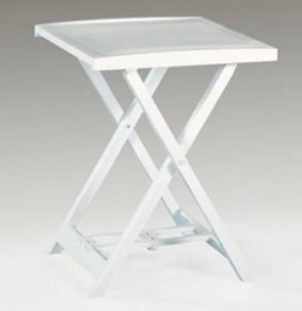 Zahradní plastový stůl Arno - bílý - DOPRAVA ZDARMA