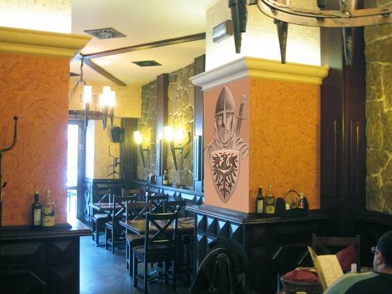 Restaurace sv.Václava, Václavské náměstí, Praha – Kreativní malby