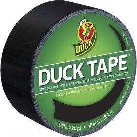 Duck Tape Brand Black Duct Tape, 1.88 in. x 20 yd.