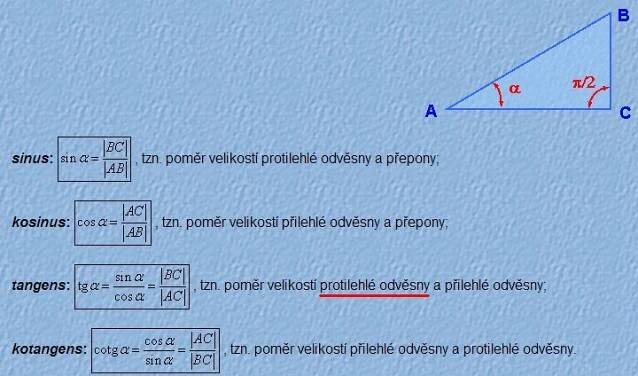Goniometricke funkce #3