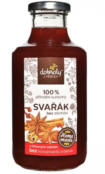 Domácí sirup, Dobroty z přírody Svařák, bez alkoholu, 250 ml