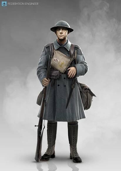 Gundam 1919 - Federation Soldier