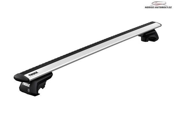 Příčníky Thule Volkswagen Sharan II 2010-2023 s podélníky, Evo WingBar stříbrné