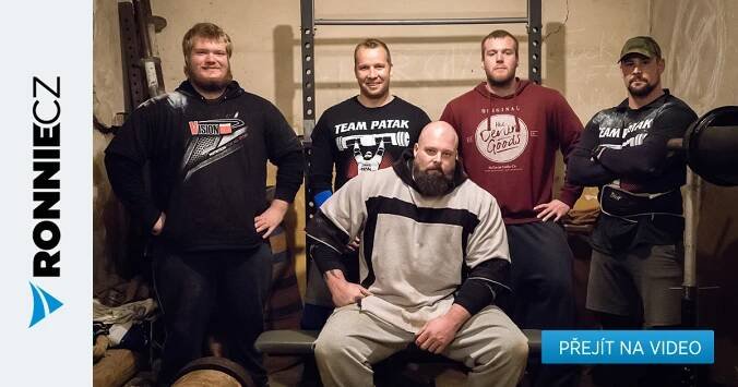 Radek Paták - strongman trénink v kobce