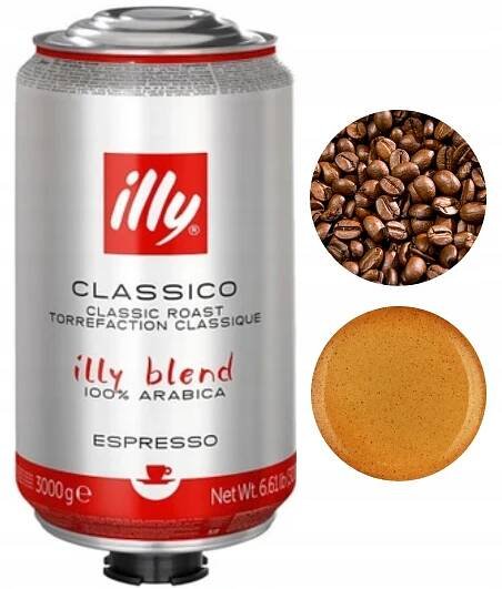 Illy Classico Espresso Arabica káva káva 3kg