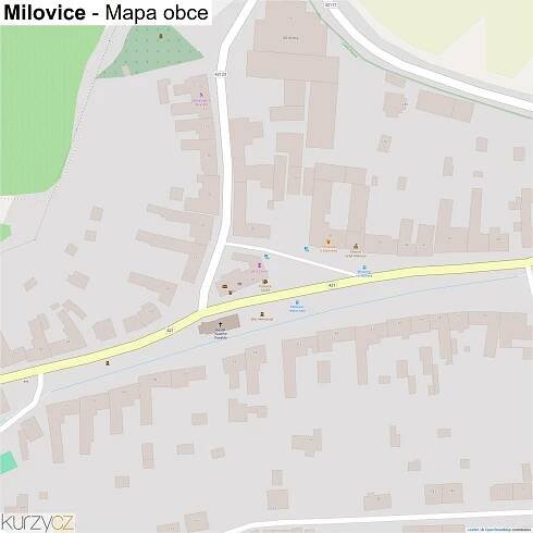 Milovice - mapy | Kurzy.cz