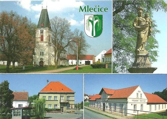 Mlečice erb ok. bar. okr. Rokycany