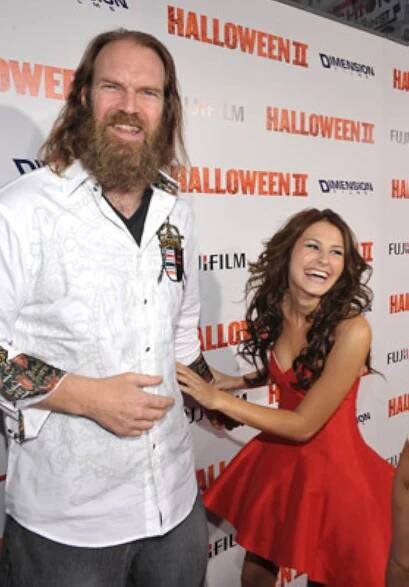 Scout Taylor-Compton and Tyler Mane at an event for Halloween II (2009)
