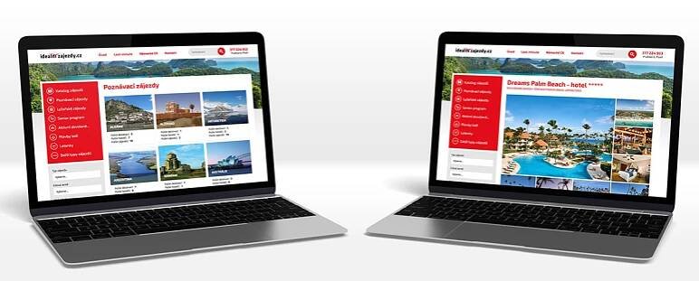 Obsáhlý katalog hotelů a destinací