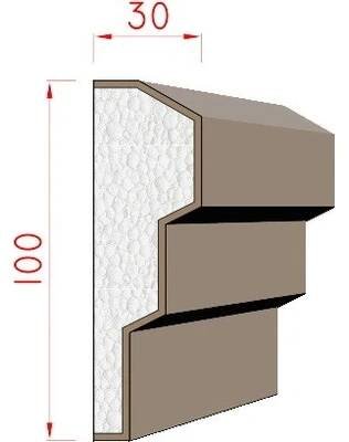 Dekora-Stuck Šambrána 100x30mm 311220 od 260 Kč - Heureka.cz