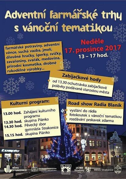 Adventní farmářské trhy | Ostatní | Akce | Strakonice