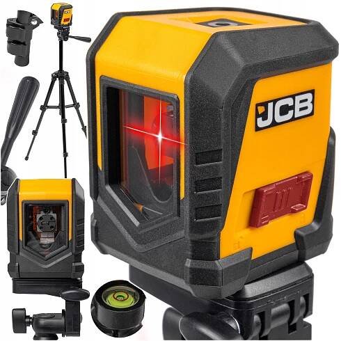 Bezpečnostní kamera SAMONIVELAČNÍ LASEROVÁ VODOVÁHA KŘÍŽOVÝ ČERVENÝ 10 M JCB