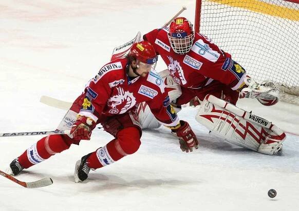 Martin Vojtek v třinecké bráně